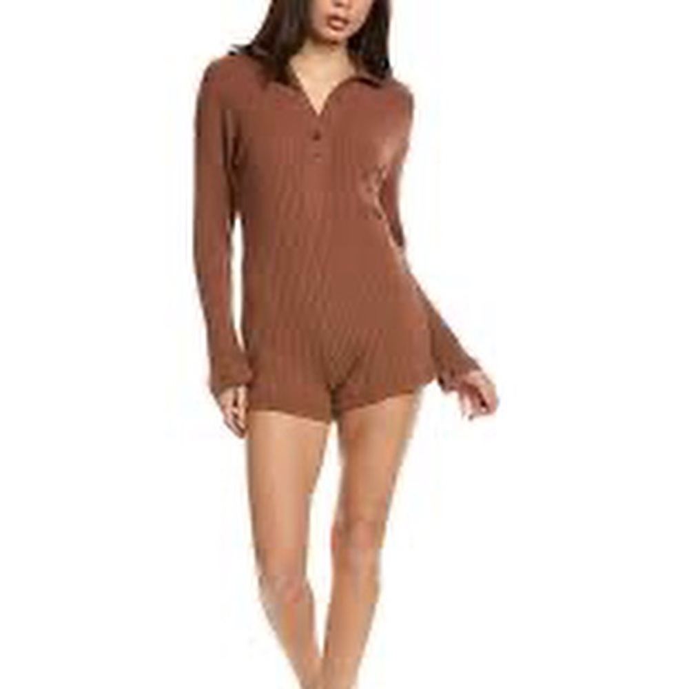 Project Social T Brown Jumpsuit